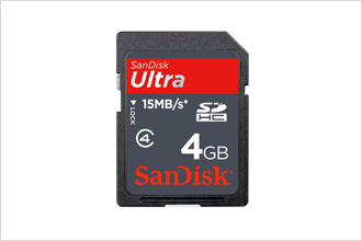 サンディスク SDSDH-004G-J95 [SDHCカード CLASS4 4GB Ultra]