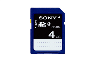 ソニー SF-4B4 [SDHCメモリーカード CLASS4 4GB]