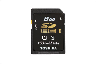 東芝 SD-E008GUA [SDHCカード CLASS4 (UHS SPEED CLASS 1) 8GB]
